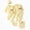 A110-Yellow, variant on Zuwimk Baby Clothing Sets Unisex 7‑Piece Newborn Layette Essential Gift Bodysuit Outfit(A110-Pink)
