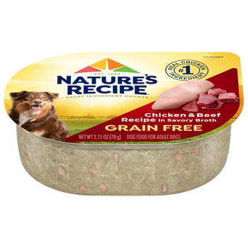 Nature's Recipe Prime Blends, Chicken and Beef Recipe, Wet Dog Food, 2.75 Ounces