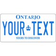thumbnail image 1 of Ontario Canada Your Text Photo License Plate, 1 of 1