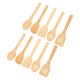 thumbnail image 5 of GOOHOCHY 10 espátulas antiadherentes de bambú: utensilios de cocina, cucharas ranuradas para inauguración de la casa, sartén antiadherente para huevos, tortillas, crepes y filetes., 5 of 8