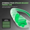 thumbnail image 2 of shiyou-Braided Fishing Line Thin Diameter PE Fishing String Heavy Duty Fishing Line Wear-Resistant and Super-Strong Fishing Line Fishing Essentials 4 Strand, 2 of 4