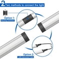 thumbnail image 5 of Inlight 12-inch Plug-in LED Under Counter Lights for Kitchen, Day Light 5000K, Pack of 6, IN-0110-26-SN-5K, 5 of 10