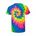 thumbnail image 3 of Dyenomite - Youth Multi-Color Spiral Tie-Dyed T-Shirt - 20BMS, 3 of 3