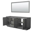 thumbnail image 7 of Wyndham Collection Wcf2929-80D-Cx-M70 Miranda 79" Double Free Standing Vanity Cabinet -, 7 of 7