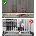 thumbnail image 3 of Red para escaleras, 2 piezas de puerta para bebés para escaleras sin perforación, red de seguridad para escaleras para bebés, 10 pies de largo x 2,5 pies de alto, red de seguridad para bebés, 3 of 5