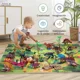 thumbnail image 3 of Juguete Dinosaurio Para Niños Con Mapa Y Árbol, 88 Pzas., 3 of 8