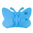 thumbnail image 5 of iPad Mini 5th Generation Case, iPad Mini 4 Case, Mini 3/2/1 Case, Kids Friendly Shockproof Butterfly Wing Kickstand Rugged Light Weight EVA Protective Cover, Blue, 5 of 6