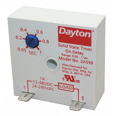 Dayton SinFunEncapTimingRelay  240VDC  2Pins 2A559 price history on PriceWatchPro