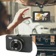 thumbnail image 1 of Dvkptbk Hd Tachograph Lens Dash Cam Driving Recorder 1080 HD 3-Inch Front and Rear Car Cameras 170 ° Wide Angle Support for Parking Monitoring, Motion Detection, Sensing Vehicle Camera, 1 of 8