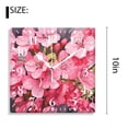 thumbnail image 2 of 10 Inch Wall Clock Battery Operated Silent Clock Decorative for Office, Kitchen, Outdoor, Living RoomSpring Flower Beautiful Corn Poppy Style, 2 of 4