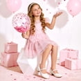 thumbnail image 5 of DREAM PAIRS Girls Mary Jane Low Heel Dress Shoes Flower Party Wedding Pumps for Little and Big Kids, 5 of 6