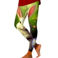 thumbnail image 4 of Rovga Gym Leggings For Women High Waist Yoga Easter Day Bunny Prints Tights Compression Yoga Running Fitness High Waist Pants Pants Soft Clothes Green S, 4 of 7