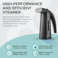 thumbnail image 2 of Steam & Go Portable Clothes Steamer Handheld Travel Steamer for Clothes, Black, 2 of 7