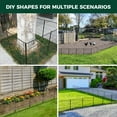 thumbnail image 5 of FXW Decorative Garden Fence for Yard - 20in(H) x 14.8ft(L) 8 Panels - Metal Fencing Panels - Animal Barrier Border for Dogs & Rabbits, Flower & Plant Edging, 5 of 5