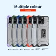 thumbnail image 2 of Dream Wireless  6.1 in. Air Armor Clear Protective Rugged Case with Shockproof Corners, Camera Cutout Protection & Magnectic Kickstand for iPhone 13 Pro, Blue, 2 of 8