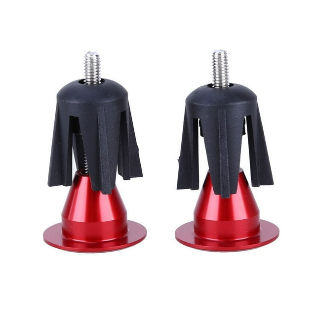 Advancent 1 par de empuñaduras de manillar de bicicleta de aluminio ligero de 15-23,5mm, tapones para extremos, tapones para manillar, accesorios para Ciclismo rojo Advancent HW4849-02