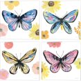 thumbnail image 1 of Great Art Now Beautiful Butterfly No Words by Sara Zieve Miller 4 Piece Canvas Art Set Each 14"W x 14"H, 1 of 5