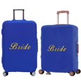 thumbnail image 3 of Luggage Cover Travel Suitcase Protective Cover for Trunk Case 18 '' -28 '' Foldable Light Elastic Suitcase Cover Bride Pattern 1Bride002 S, 3 of 5