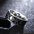 thumbnail image 1 of MOREDEAR 8MM Titanium Rings for Men and Women Birthday Gift triangular pattern discredit Ring JRV3028 8mm 10, 1 of 6