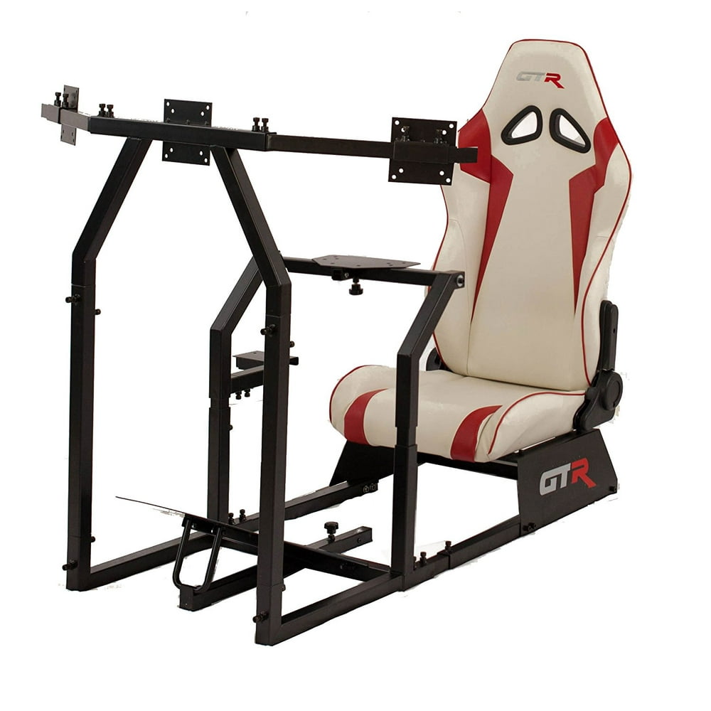GTR Racing Simulator GTAFBLKS105LWHTRD GTAF Model (Black) Triple