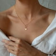 thumbnail image 5 of Turandoss Heart Initial Necklace fow Women Dainty Tiny Heart Necklace OT Toggle Chain Necklaces for Women, 5 of 7