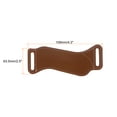 thumbnail image 2 of Uxcell 2 Pcs Horizontal Leather Knife Sheath 6.7" x 2.5" PU Leather for Outdoor Activities, Brown, 2 of 5