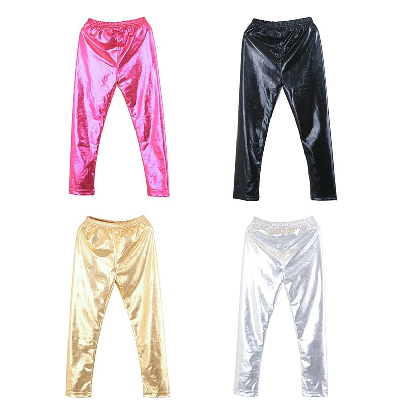 baby metallic leggings