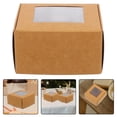 thumbnail image 3 of 50 cajas de papel pequeñas con ventana transparente para jabón casero, regalos de fiesta, cupcakes, manualidades, etc, 3 of 7