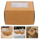 thumbnail image 3 of 50 cajas de papel pequeñas con ventana transparente para jabón casero, regalos de fiesta, cupcakes, manualidades, etc, 3 of 7