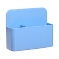 thumbnail image 1 of Caja de tiza magnética adsorbible Begine Clearance azul, soporte para rotuladores de pizarra blanca, soporte magnético para bolígrafos para escuela y oficina, paquete de 1, blanco y azul, caja de tiza, 1 of 4