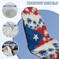 thumbnail image 7 of Bulopur Tropical Front Car Seat Towel for Men Puerto Rican Flag Palm Tree Silhouette Breathable Car Seat Sweat Protector with Storage Bag for Beach Holiday Soft Fit SUV Sedan Truck 1pcs, 7 of 7