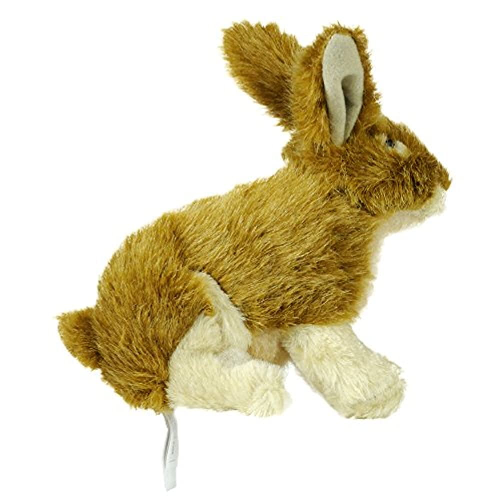 Hyper Pet Wildlife Critter Plush Rabbit Squeaky Dog Toy with Squeaker, Rabbit