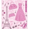 thumbnail image 3 of Ambesonne Heels and Dresses Duvet Cover Sets, Paris Atelier, 2-Twin, Pale Pink Magenta Mauve, 3 of 4