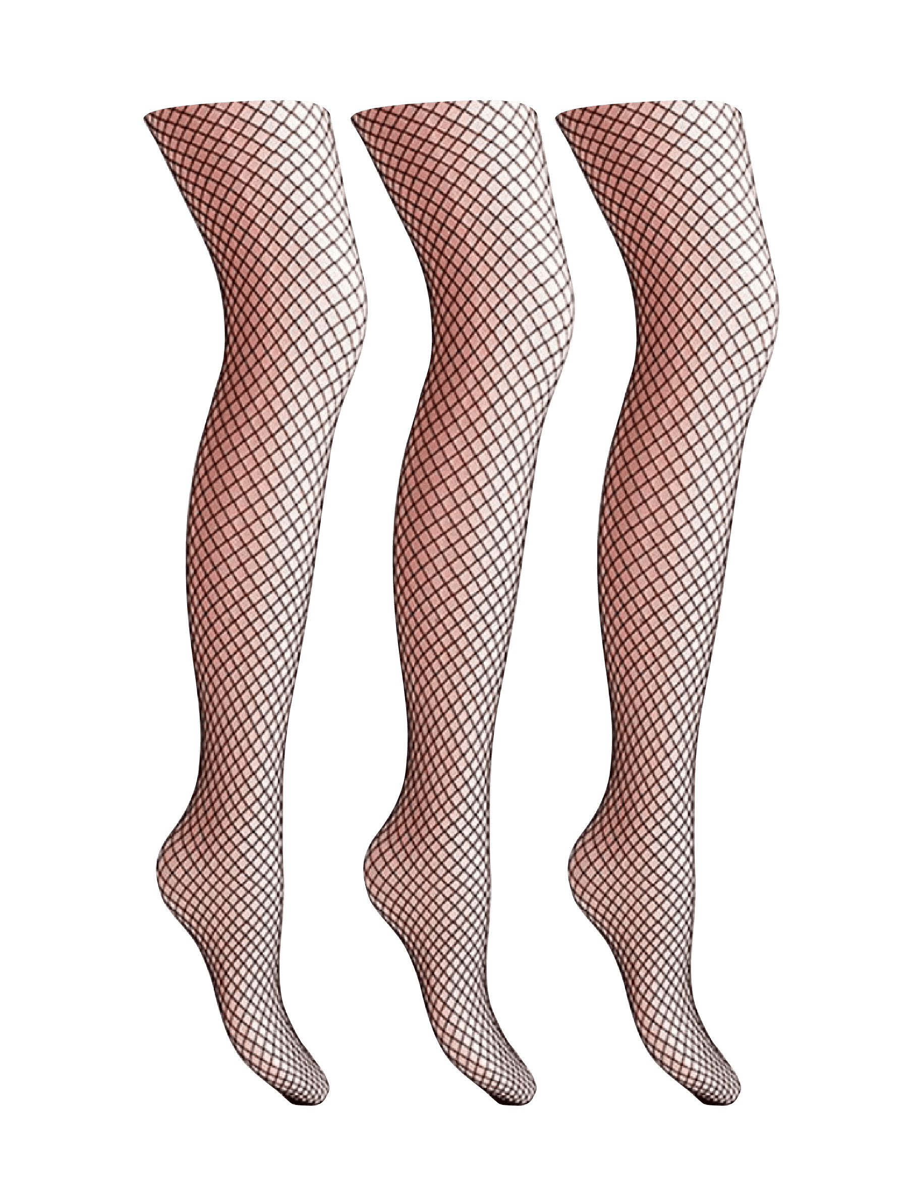 Stocking Cross Seamless Nylon Mesh Tights Pantyhose 3piece Pack