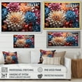 thumbnail image 4 of Designart "Vibrant Burst Of Mum Colors" Mums Wall Decor, 4 of 7