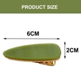 thumbnail image 2 of Acetic Acid Sheet Crease Hair Clip,Bend Hair Clips Hair Accessories for Makeup Applicationgreen, 2 of 5