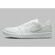 thumbnail image 1 of Ni - ke Ni - ke Air Jordan 1 Low G White Croc Pure Platinum DD9315-110 sz 13 Men's Golf, 1 of 5