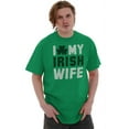thumbnail image 5 of St Patricks Day I Love My Irish Wife Men's Graphic T Shirt Tees Brisco Brands X, 5 of 6
