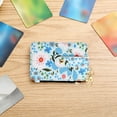 thumbnail image 4 of Hearth & Gear Vertical Zipper Card Holder Keychain Slim Bifold Wallet With Secure Pocket And Metal Hook For Easy Carry, 4 of 4