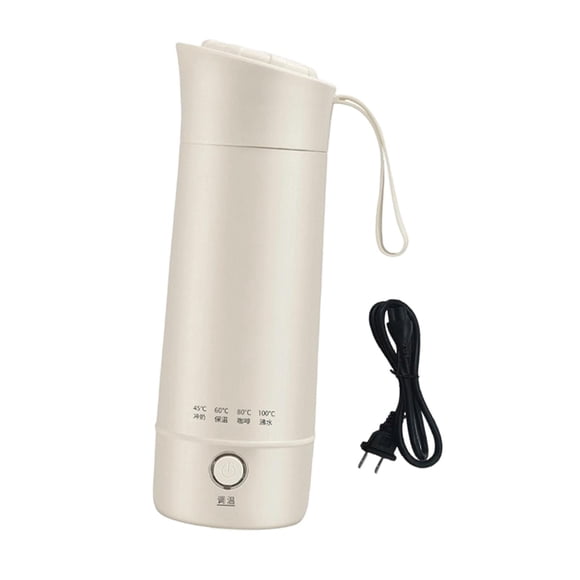 Hervidor de agua eléctrico portátil, multiusos, aislado, de acero inoxidable, para camping, hoteles y fiestas.