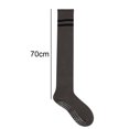 thumbnail image 2 of Calcetines largos antideslizantes hasta la rodilla, sin dedos, antideslizantes, para yoga, barra, pilates, hogar y ocio, 2 of 6
