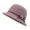 Purple, variant on Diufon Bucket Hats for Women Ladies Elegant Vintage Rolled Brim Fleece Hat Party Formal Trendy Gift Hats