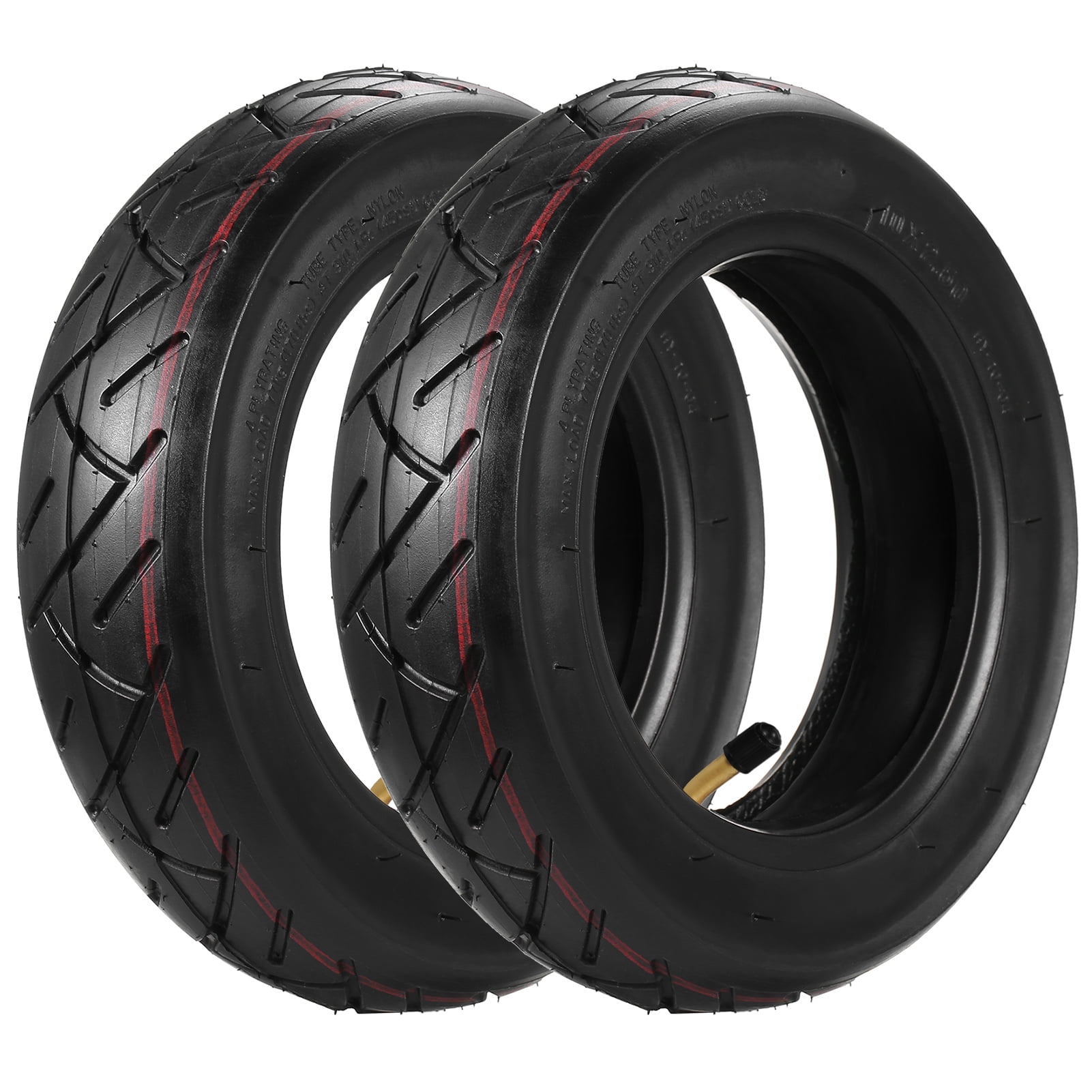 10 X2.5 Inch Inflatable Inner Tubes Outer Tires Set Replacement for