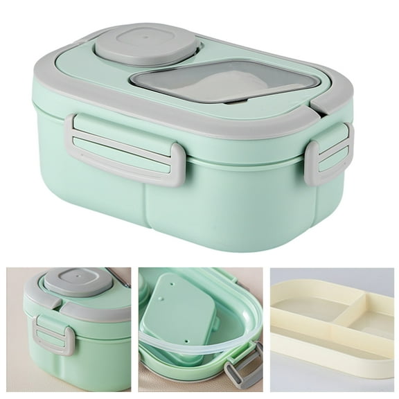 Double layer Bento Lunch Boxes Large Capacity Lunch Container with Compartments