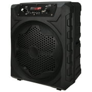 iLive Bluetooth Wireless LED Light Effects Party Speaker, ISB200B, Black
