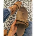 thumbnail image 1 of Qertyioot Style New Flat Sandals Comfortable Slip Beach Shoes, 1 of 1