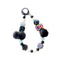 thumbnail image 4 of Accesorio para bolso, mochila, colgante para teléfono, hecho a mano negro, 4 of 9