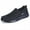 Black, variant on Men's Casual Loafers Lightweight Slip-on Outdoor Comfort Walking Sport Fashion Mesh Non-Slip Breathable Shoes Gray 11.5 US