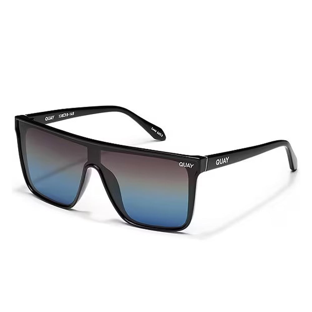 Quay Australia Icy Sunglasses Square Green Tortoise Smoke  display picture 3