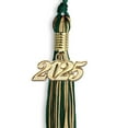 thumbnail image 2 of Endea Graduation Hunter Green/Antique Gold Mixed Color Graduation Tassel with Gold Date Drop, 2 of 10